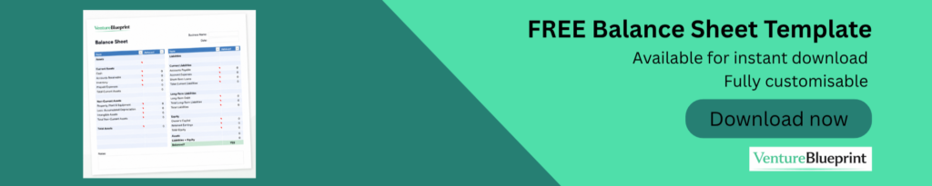 Free balance sheet template