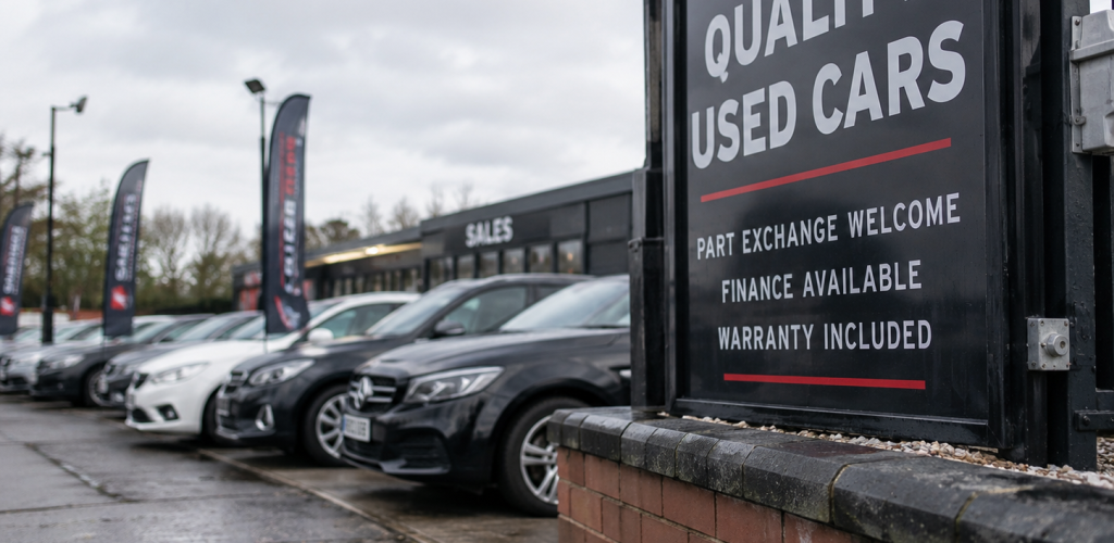 A car dealership for used quality cars.